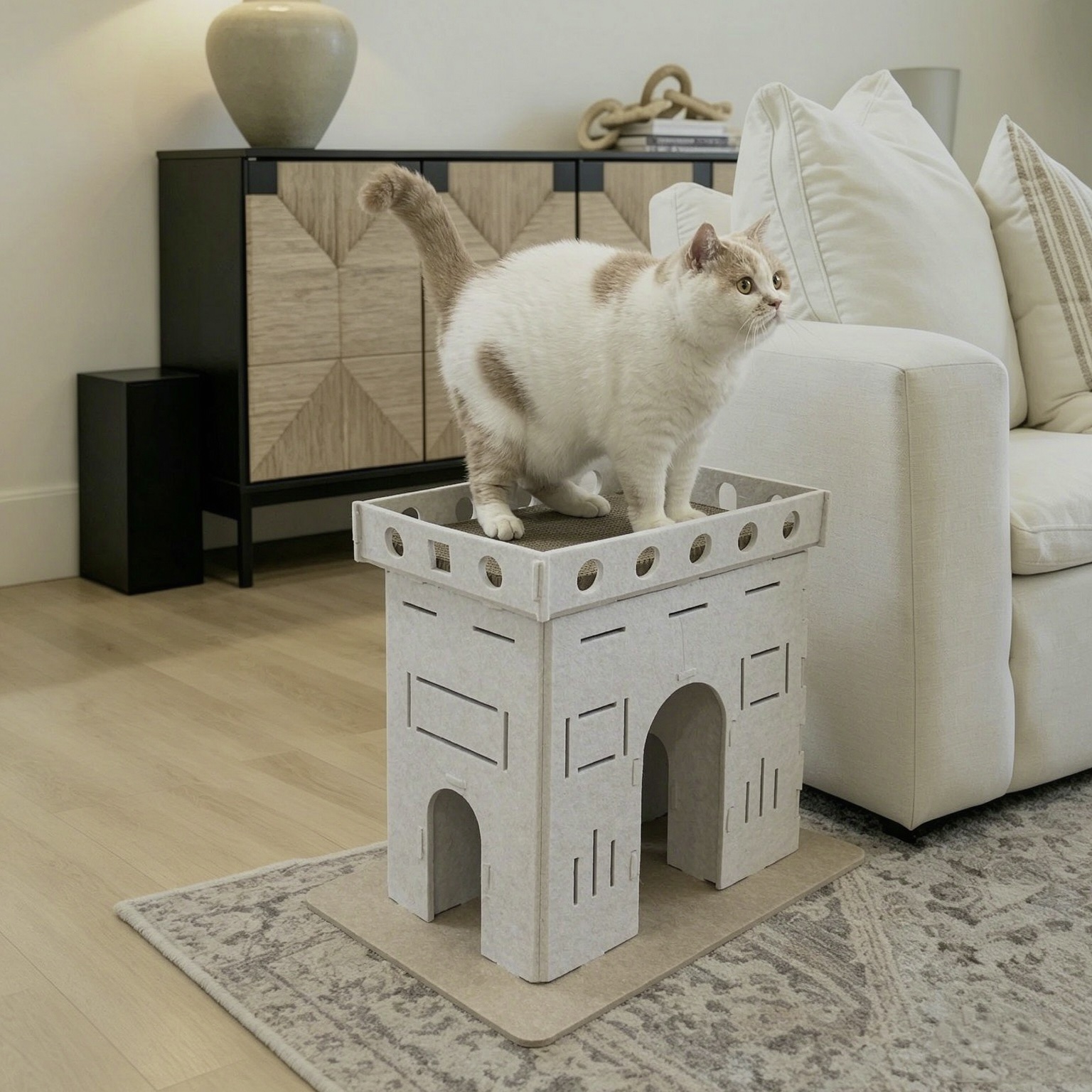 arc de triomphe-shaped cat bed arc de triomphe-shaped cat bed