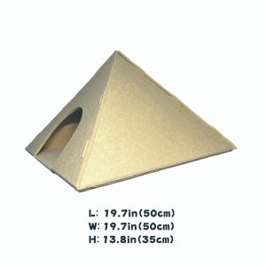 pyramid-shaped cat cave